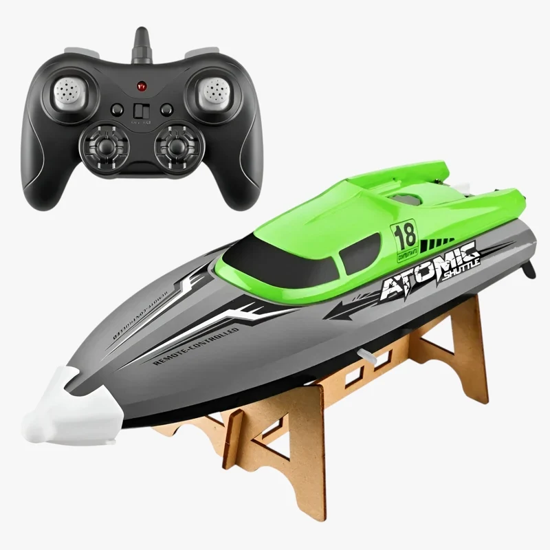 Hurtig RC Racer - Vandkølet Elbåd med Automatisk Genopretning