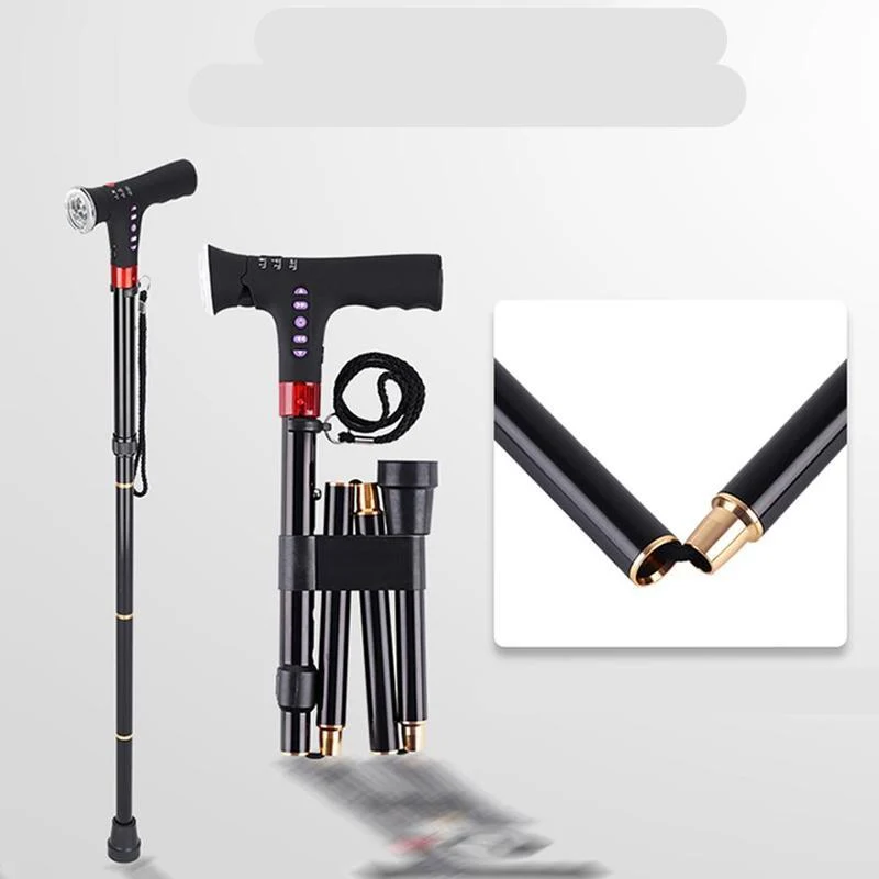 LED-Oplyste Nordic Walking Stave – EasyStep Plus