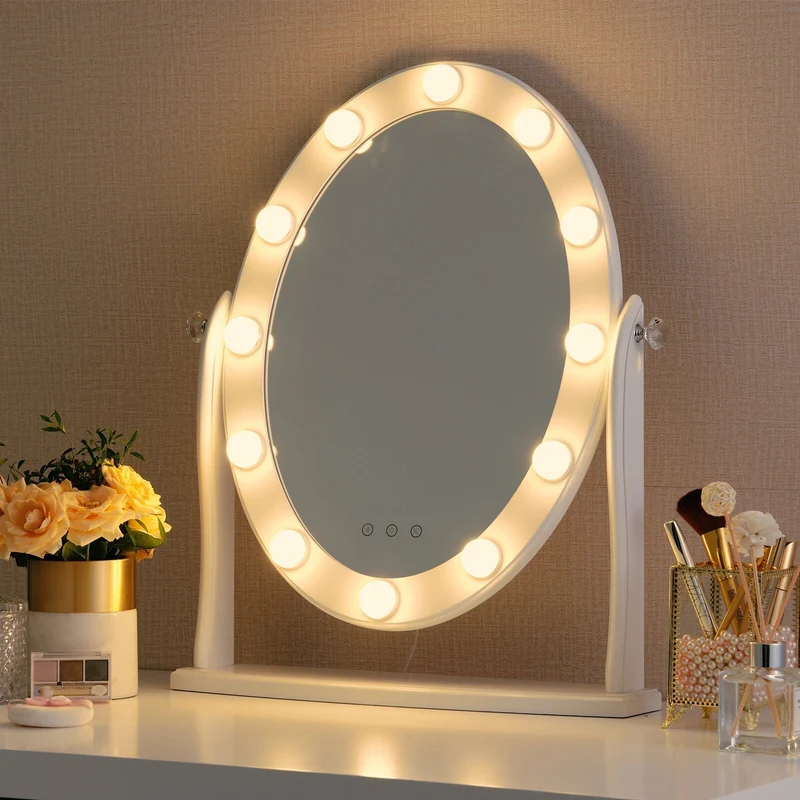 Lysende Makeup Spejl - LuminaGlow