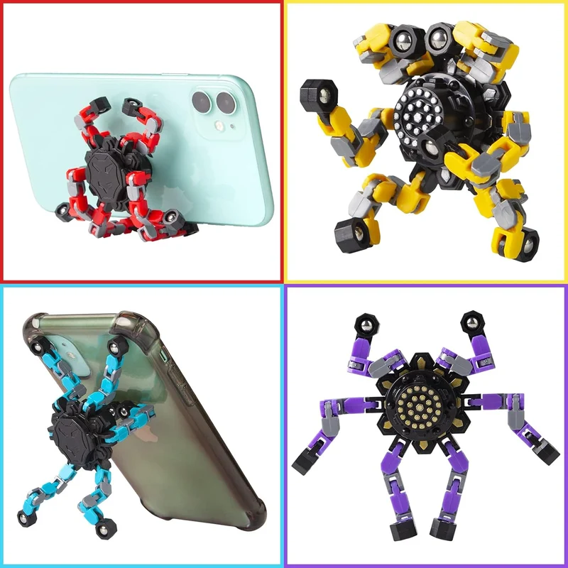 Fidget Toy til Stressaflastning – Sæt med 4 Stykker