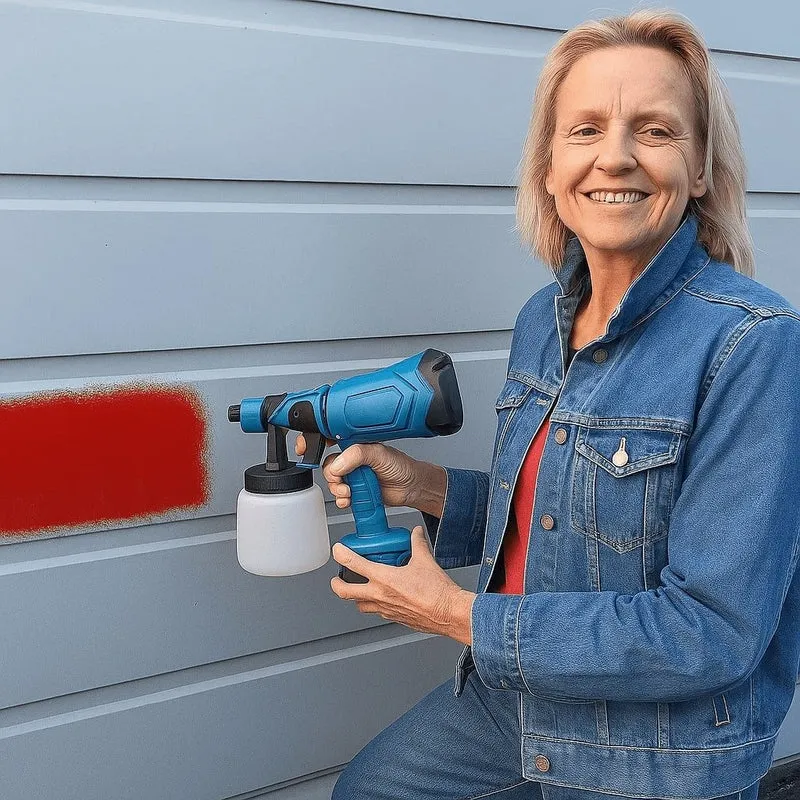 Præcisionsmaler: Trådløs Malerspray med Høj Kontrol
