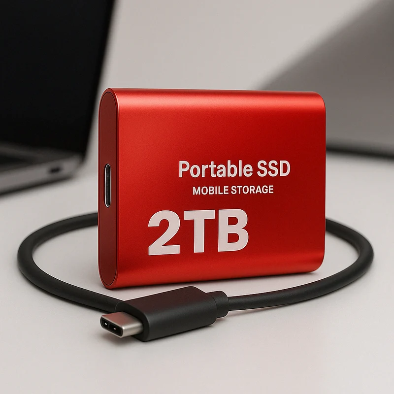 Ekstern USB-C SSD med Lynhurtig Lagring 1050MB/s