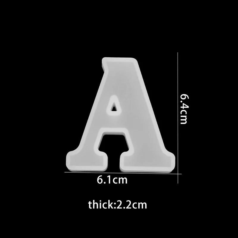 3D Silikoneform til Chokoladebogstaver – Kreativitet i Køkkenet