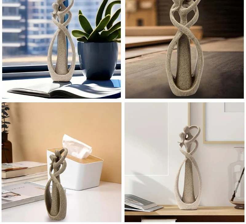 Kunstnerisk Statue af Evig Kram - Tidens Uendelighed