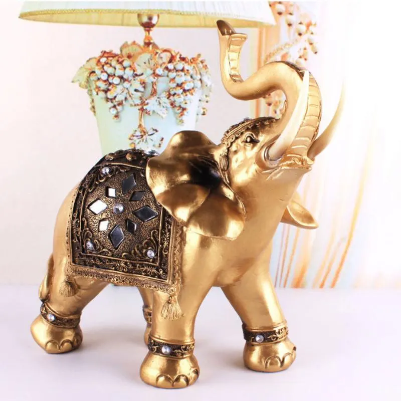 Elegante Elefant Figur i Guld