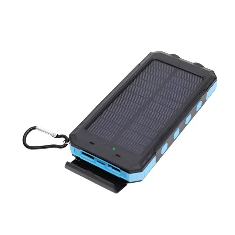 Solenergi Powerbank med Indbygget Lommelygte – EcoPower Lite