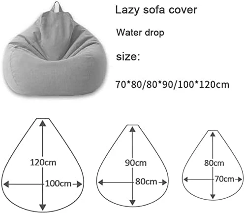 Elegant Pufbetræk | Ergonomisk design | 80x90 cm, 100x120 cm