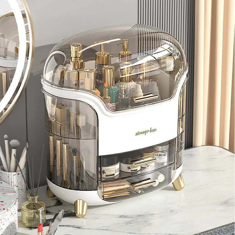 Stilfuld Makeup Organizer - Elegant Opbevaring til Skønhed