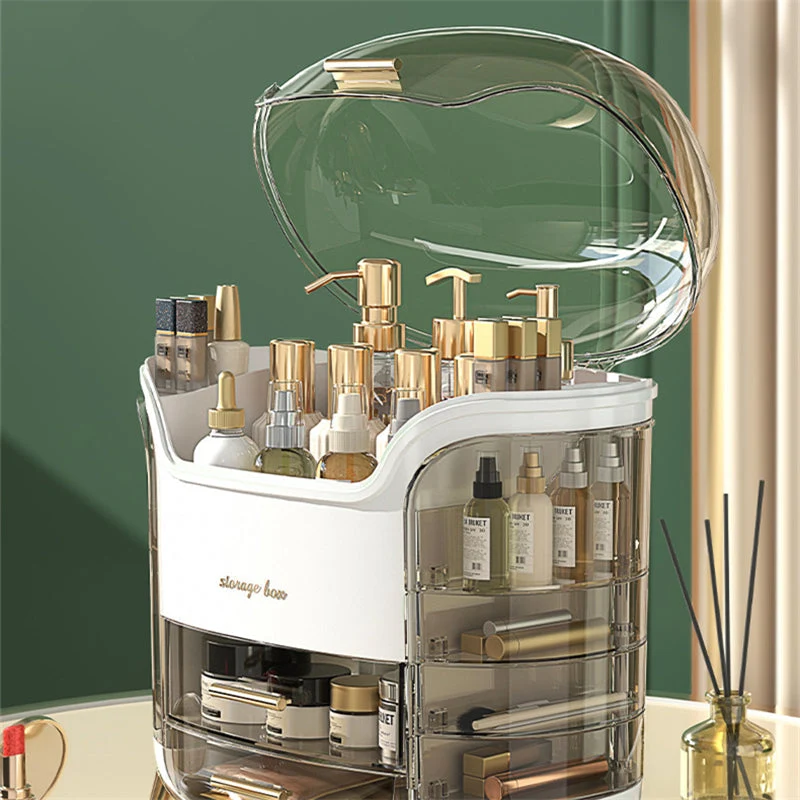 Stilfuld Makeup Organizer - Elegant Opbevaring til Skønhed