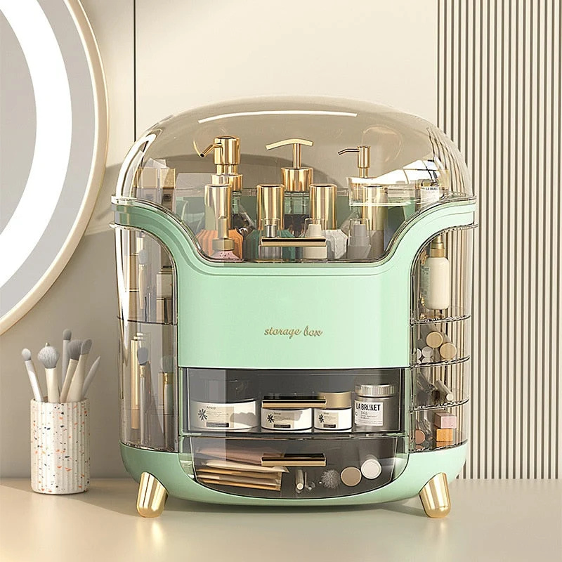 Stilfuld Makeup Organizer - Elegant Opbevaring til Skønhed