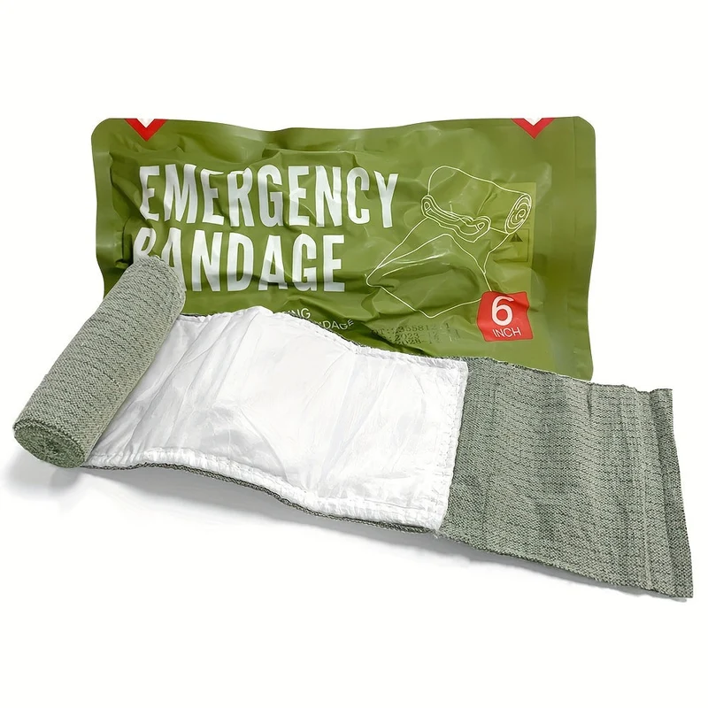 Fleksibel Førstehjælpsbandage med Steril Wound Pad – Til Indendørs og Udendørs Brug