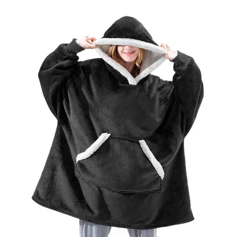 Komfortabel og Luksuriøs Hoodie til Vinterbrug