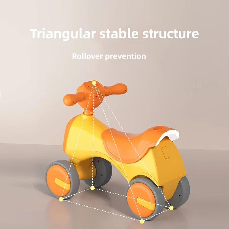 Sikker Balancecykel til Børn – Lær at Gå og Stå med Farverig Sjov