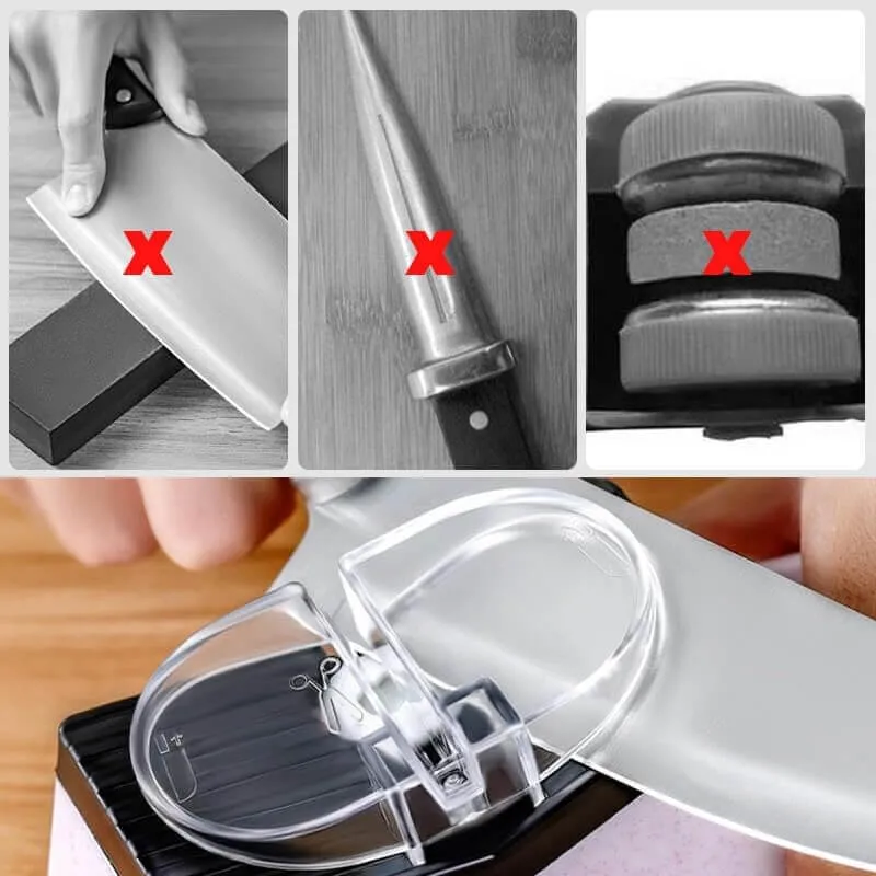 KnivSliberen - Elektrisk knivsliber med 5 gratis slibeskiver