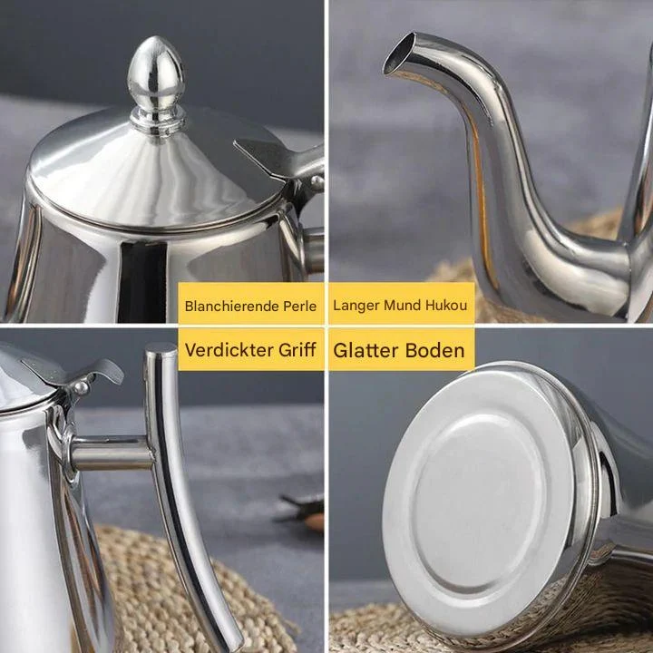Elegant vandkoger i rustfrit stål med integreret filter
