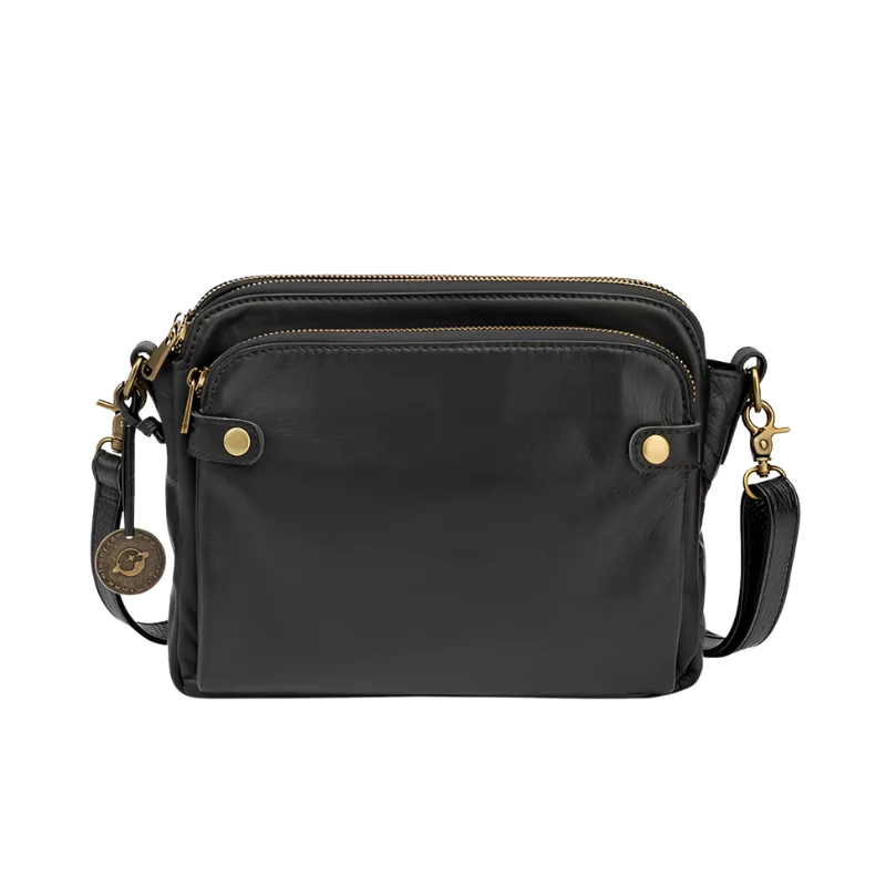 Elegant Crossbody Taske i Læder - Stil og Funktionalitet