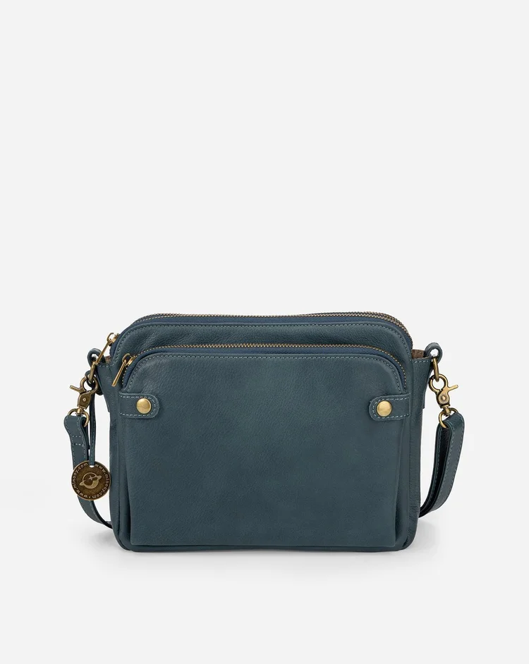 Elegant Crossbody Taske i Læder - Stil og Funktionalitet