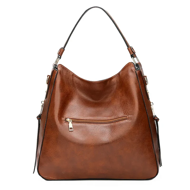 Stilfuld og Rummelig Hobo Taske med Vintage Design