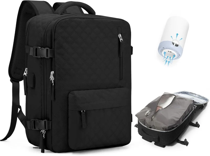 Praktisk laptoptaske med justerbar skulderrem og flere rum