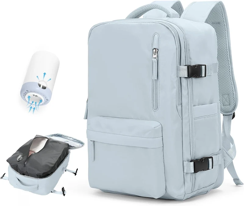 Praktisk laptoptaske med justerbar skulderrem og flere rum