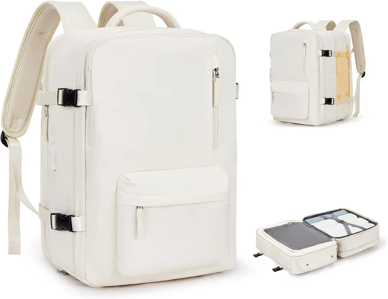 Praktisk laptoptaske med justerbar skulderrem og flere rum