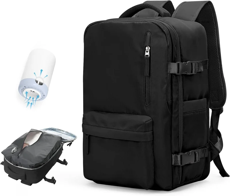 Praktisk laptoptaske med justerbar skulderrem og flere rum