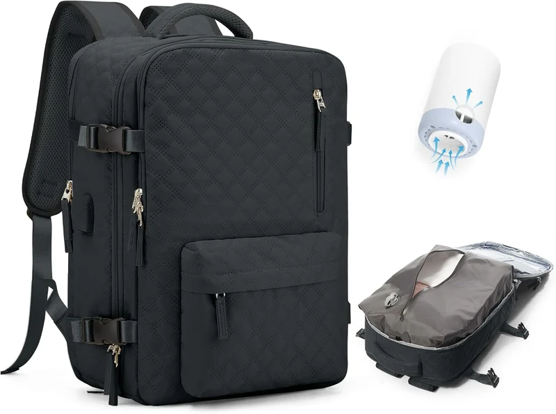 Praktisk laptoptaske med justerbar skulderrem og flere rum