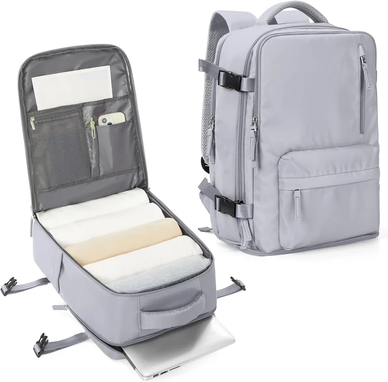 Praktisk laptoptaske med justerbar skulderrem og flere rum