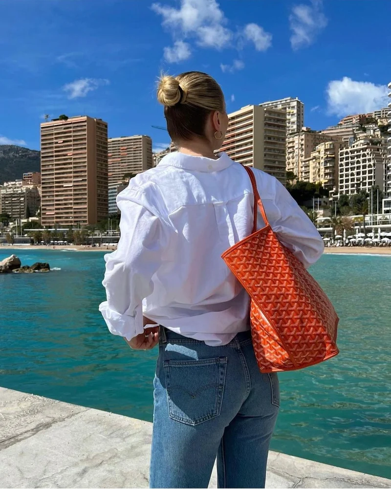 Stilfuld Shopper Taske | Elegant og Rummelig | Mørkerød