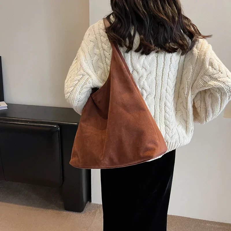 Elegant Tote i Blødt Naturmateriale