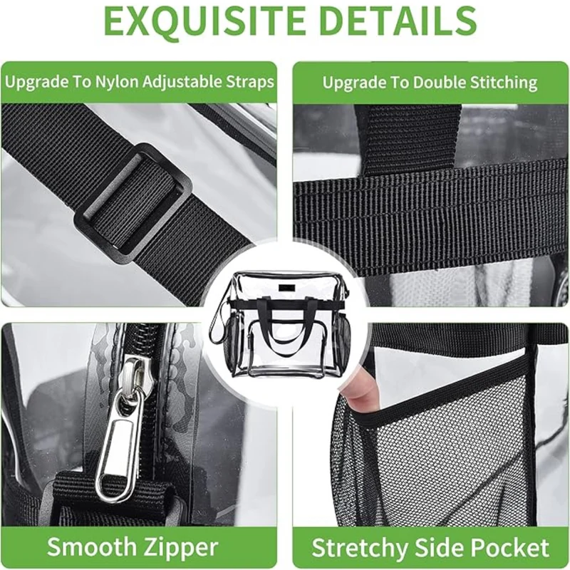Stilfuld Transparent Taske – EventTote
