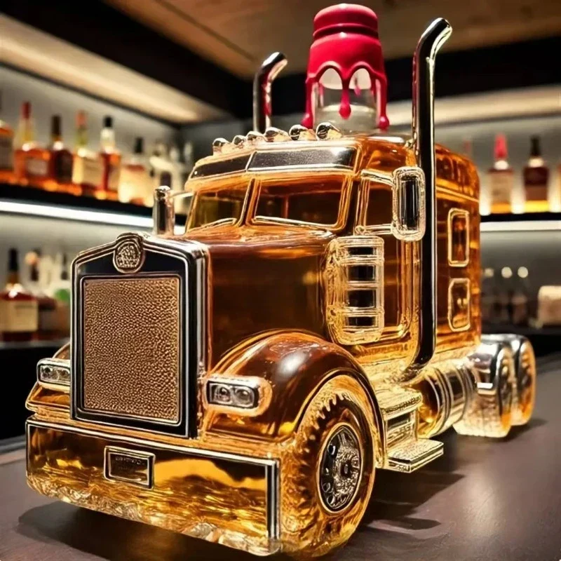 Unik Whiskyflaske i Form af Lastbil