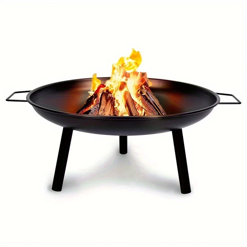 Stålbrændstof Skål – Perfekt til Grill, Camping og Havebelysning