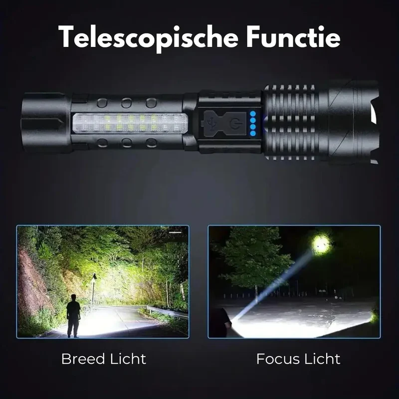 Ekstremt Lysstærk Militærlygte med 5000 Lumen - BrightGuard
