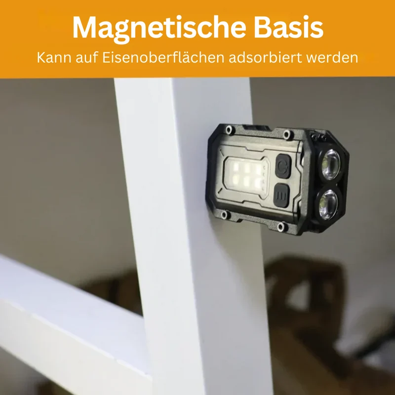 Genopladelig Taktisk Lommelygte - PowerBeam Mini