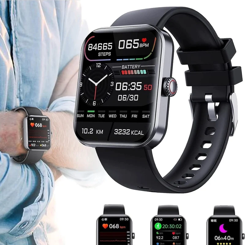 Sundhedsovervågning Uden Stik | Smartwatch til Dagligt Brug
