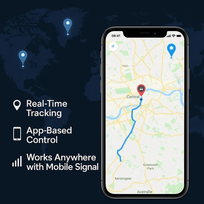 Ultra-Kompatibel GPS Tracker med Magnetisk Fastgørelse