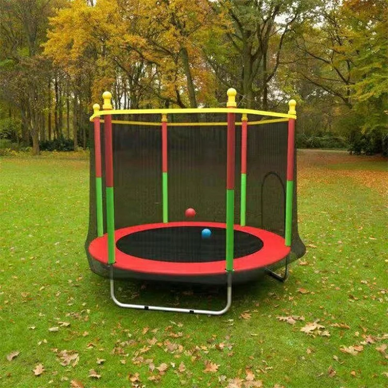 Sikker Trampolin til Børn med Beskyttelsesnet – HoppeFest
