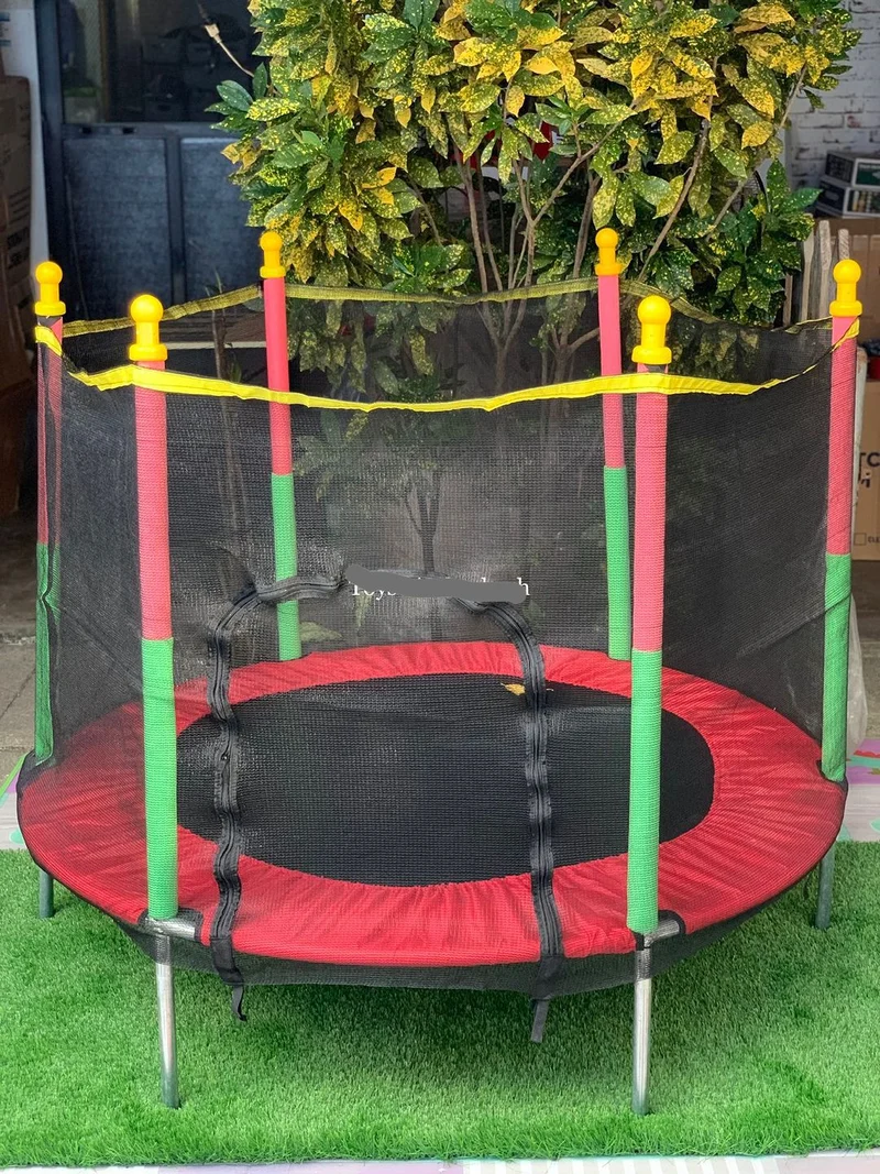 Sikker Trampolin til Børn med Beskyttelsesnet – HoppeFest