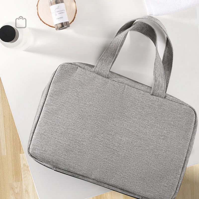 RejseCosmetic Organizer | Kompakt og Vandtæt | 4 Rum med 360° Hængelås