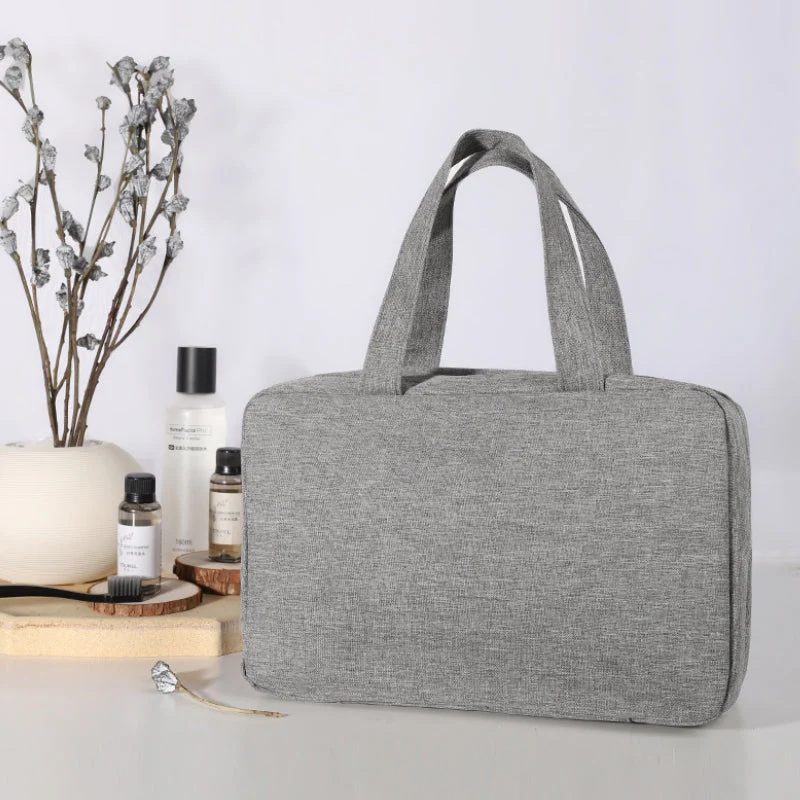 RejseCosmetic Organizer | Kompakt og Vandtæt | 4 Rum med 360° Hængelås