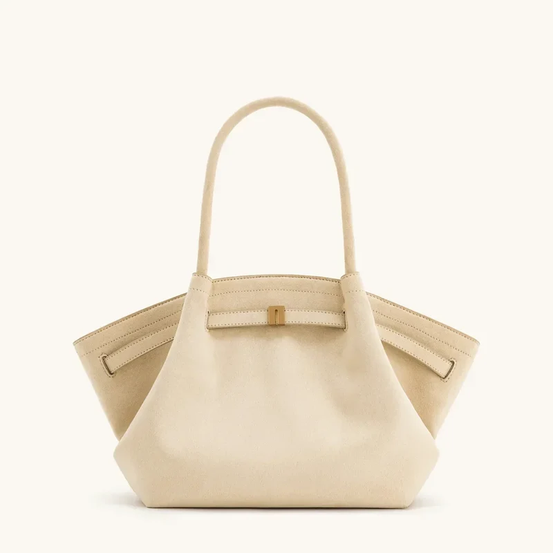 Elegant Skuldertaske til Kvinder - Stort Rum, Stilfuldt Design, Sort Kunstlæder