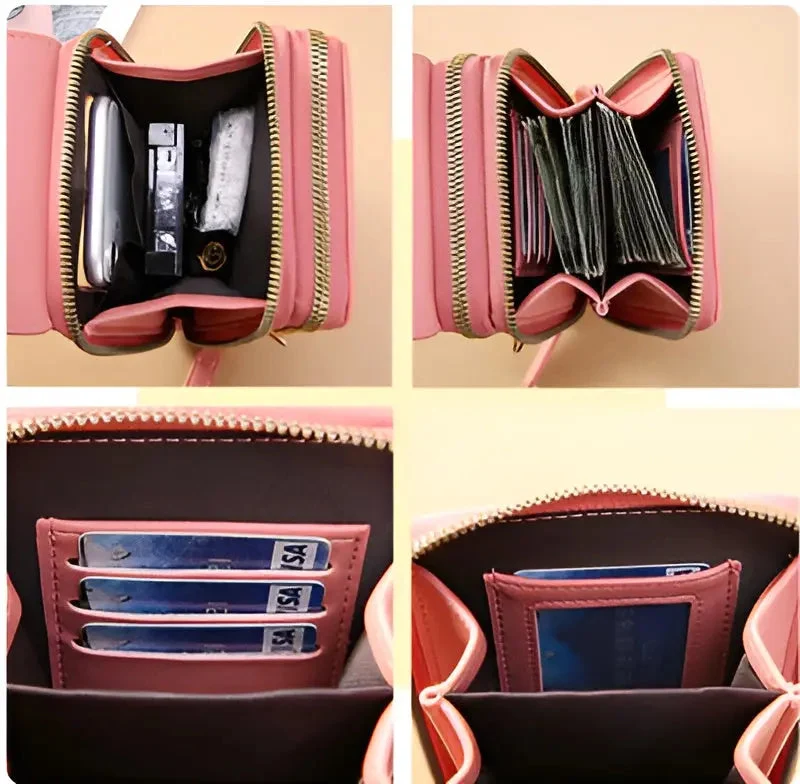 Elegant Skuldertaske til Kvinder med Sikkerhedsfunktioner