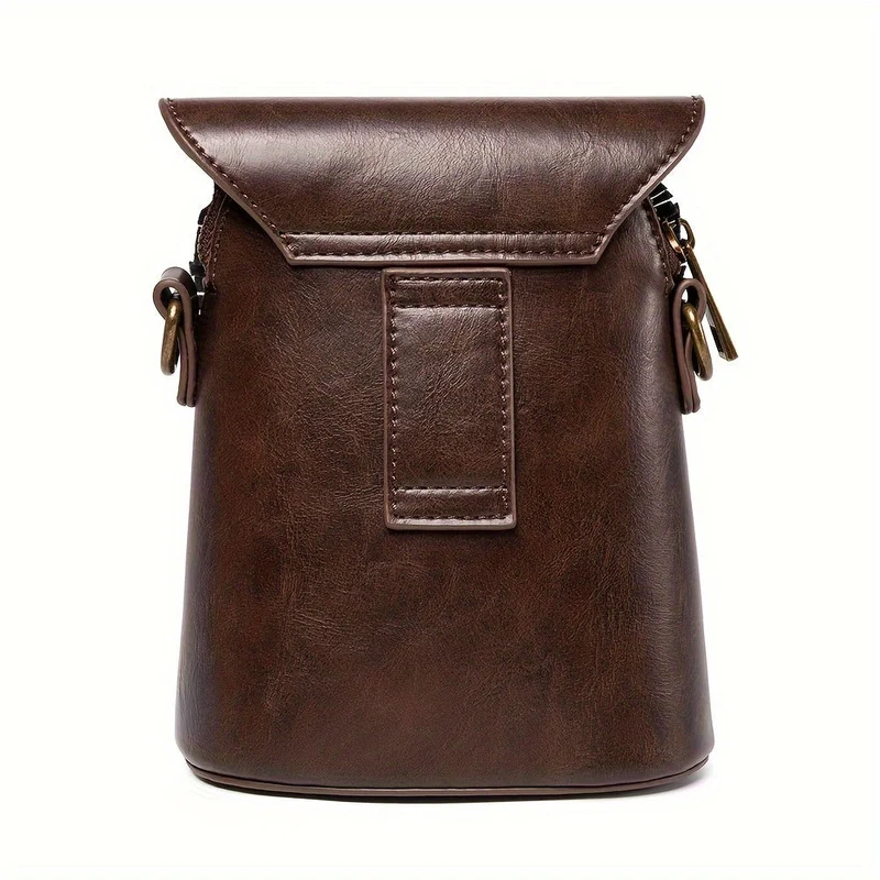 Stilfuld Mini Skuldertaske med Ugle Design