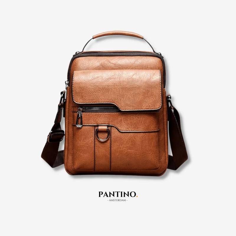 Elegant Crossbody Taske i Kvalitetslæder – Perfekt til Hverdag