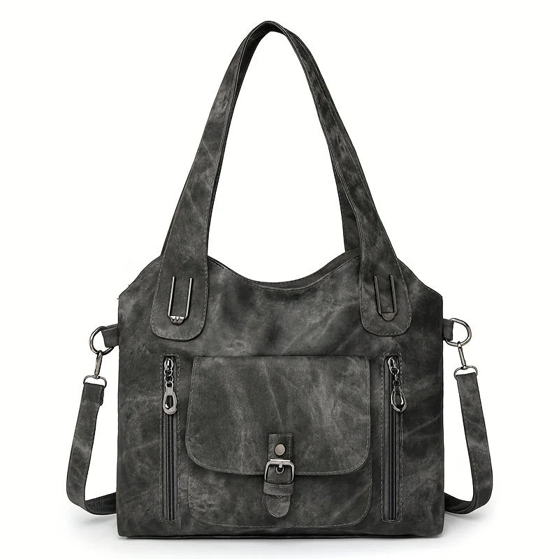 Elegant Vintage Skuldertaske – Praktisk og Stilfuld