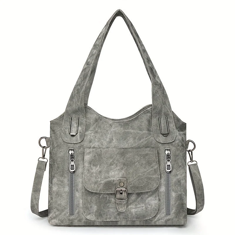 Elegant Vintage Skuldertaske – Praktisk og Stilfuld