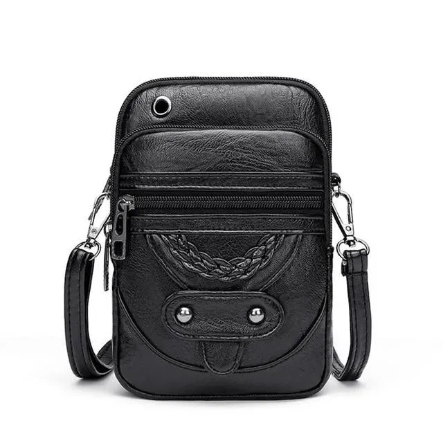 Elegant Vintage Skuldertaske i Kvalitetslæder
