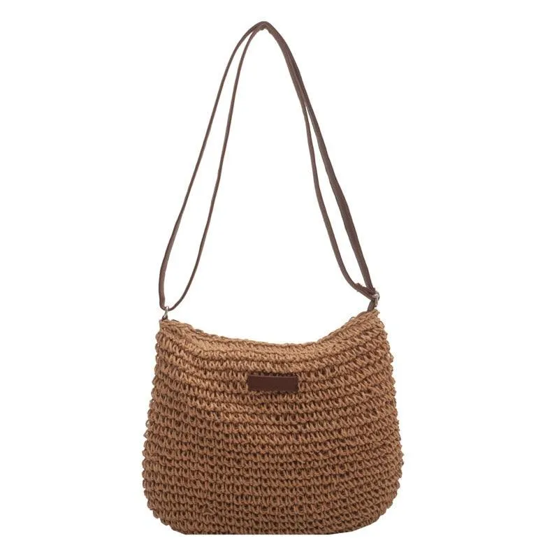 Elegante Strandtaske med Boho-Chic Design