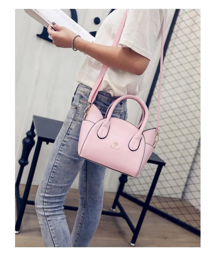 Chic Katte Design Taske til Kvinder